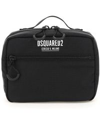 DSquared² Synthetic Dsqua2 Icon Travel Bag in Black for Men Mens Bags Luggage and suitcases 