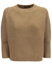 Blue - Save 23% Womens Jumpers and knitwear Weekend by Maxmara Jumpers and knitwear Weekend by Maxmara Synthetic Eliseo Viscose Sweater in Navy 