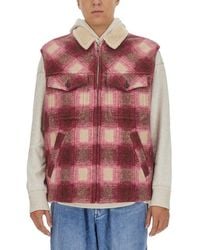Isabel Marant - Plaid Checked Zip-up Gilet - Lyst