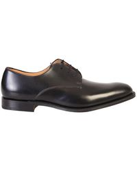 Mens Shoes Lace-ups Derby shoes Barker Leather Leo Formal Lace Up Shoes in Black for Men 