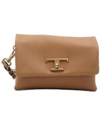 Tod's - Flap T Timeless Mini Shoulder Bag - Lyst