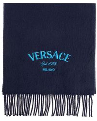 Versace - Wool Scarf, - Lyst