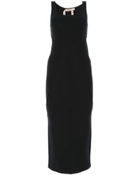 N°21 Sleeveless Knitted Midi Dress - Black