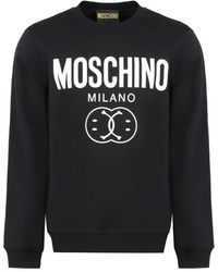 Moschino - Graphic Printed Crewneck Sweater - Lyst