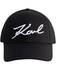 Karl Lagerfeld - Logo Embroidered Baseball Cap - Lyst