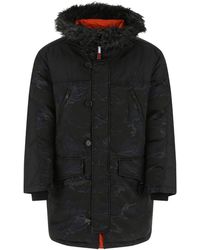 Tommy Hilfiger Synthetic Bonded Polyester Technical Parka in Black Iris (Blue) for Men Lyst