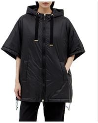 Max Mara - Zip-up Drawstring Hooded Jacket - Lyst