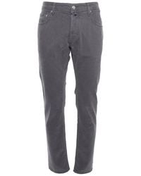 Jacob Cohen - Logo Patch Slim-Fit Trousers - Lyst