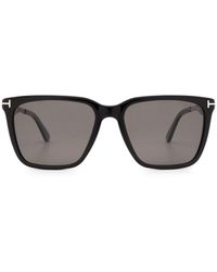 Tom Ford Garrett Square-frame Sunglasses - Black