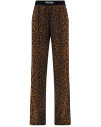 Tom Ford - Leopard Print Pyjama Pants - Lyst