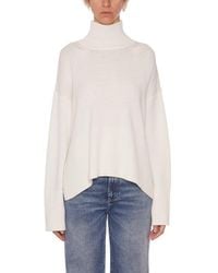 Dondup - High-Neck Ribbed Jumper - Lyst