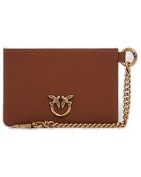 Pinko - Love Logo Chained Wallet - Lyst