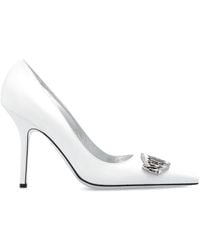 DSquared² - Logo Plaque Pointed-toe Pumps - Lyst