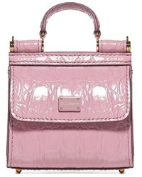 Dolce & Gabbana Sicily 58 Micro Shoulder Bag - Pink