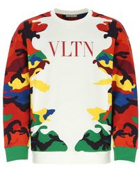 Save 46% gym and workout clothes Hoodies Mens Clothing Activewear Valentino Vltn Logo-print Hoodie for Men 