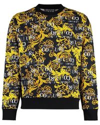 Versace - Logo Couture-printed Crewneck Sweatshirt - Lyst