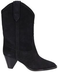 Isabel Marant - Pointed Toe Mid-calf Boots - Lyst