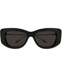 Gucci - Specialized Fit Rectangular Frame Sunglasses - Lyst