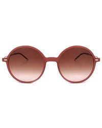 BOSS - Round Frame Sunglasses - Lyst