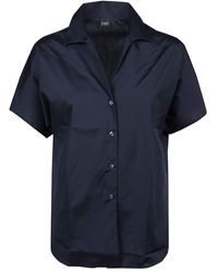 Fay - Buttoned Short-sleeved Shirt - Lyst