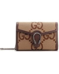 Gucci - Dionysus Jumbo GG Chained Wallet - Lyst