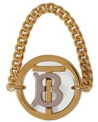 Burberry - Tb Chain Ring - Lyst