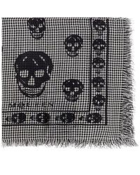 McQueen - Wool Scarf - Lyst