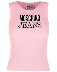 Moschino - Viscose Blend Tank Top - Lyst