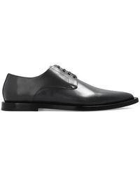 Dolce & Gabbana - Leather Derby Shoes, - Lyst