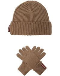 DSquared² - Wool Kit: Beanie & Gloves, - Lyst