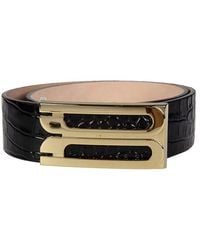 Victoria Beckham - Embossed Jumbo Frame Belt - Lyst