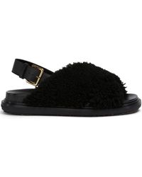 Marni - Fussbett Incrocio Co Sandal - Lyst
