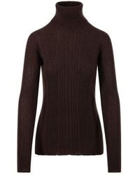Roberto Collina - Long-sleeved Knitted Sweater - Lyst