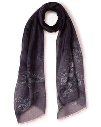 Etro - Graphic Printed Rectangle Shape Scarf - Lyst