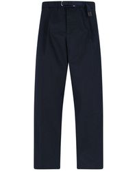 White Sand - Belted Relaxed Fit Pants - Lyst