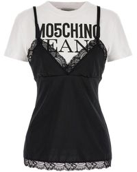 Moschino - Jeans Short-sleeved Layered T-shirt - Lyst