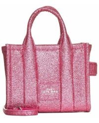 Marc Jacobs - Glitter Detailing Mini Top-Handle Tote Bag - Lyst