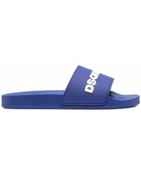 DSquared² - Logo Embossed Slip-on Slides - Lyst