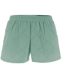 Bottega Veneta - Woven Pattern Swim Shorts - Lyst