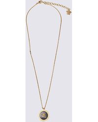 Versace Gold-tone Brass Medusa Necklace - Metallic