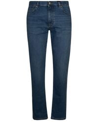 Zegna - Fitted Buttoned Jeans - Lyst
