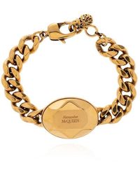 Alexander McQueen - Brass Bracelet - Lyst