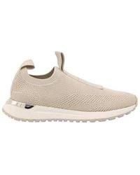 MICHAEL Michael Kors - Bodie Logo Tape Stretch Knit Slip-on Trainers - Lyst