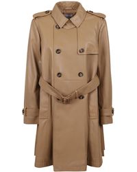 RED Valentino Leather Trench - Multicolour