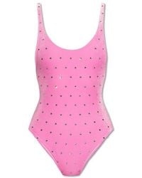 DSquared² - Stud Embellishment One-piece Swimsuit - Lyst