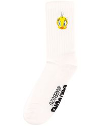 Gcds X Looney Tunes Embroidered Socks - White