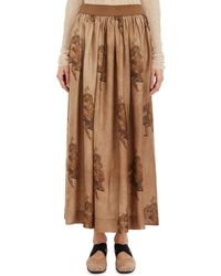 Uma Wang - Printed Pleat Gillian Skirt - Lyst