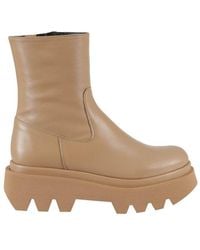 Paloma Barceló - Osian Round-toe Zipped Boots - Lyst