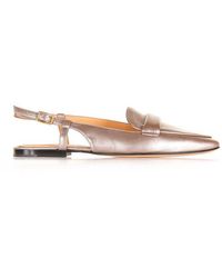 Pomme D'or - Pointed-toe Slingback Flat Shoes - Lyst
