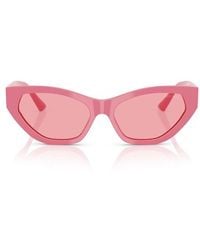 Jimmy Choo - Cat Eye Frame Sunglasses - Lyst